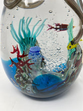 Load image into Gallery viewer, Large Murano Glass Aquarium with Octopus