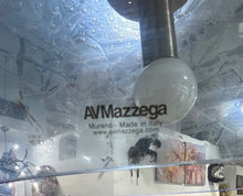 Load image into Gallery viewer, Murano Glass Suspension Light by Mazzega