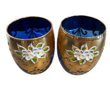 Load image into Gallery viewer, Murano Glass Tumblers by Salvadori a Pair
