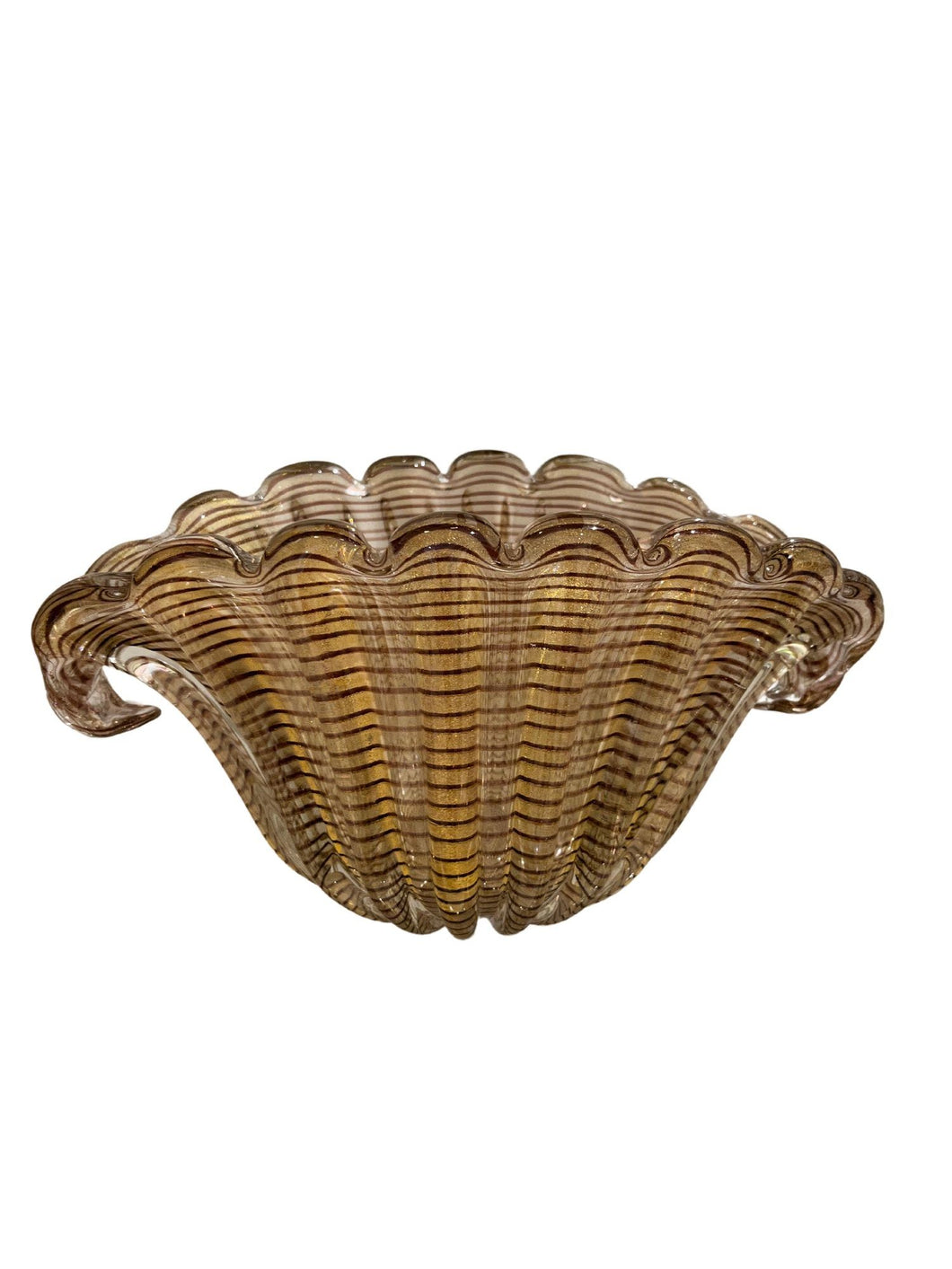 Vintage Barovier Murano Glass Bowl