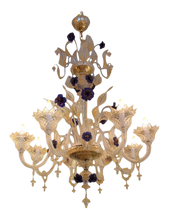Load image into Gallery viewer, Andromeda - Fleur Di Lis Venetian Chandelier
