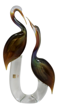 Load image into Gallery viewer, Murano Glass Herons by Oscar Zanetti
