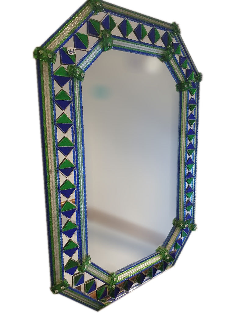 Murano glass mirror frame Casanova