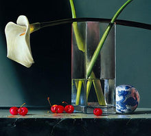 Load image into Gallery viewer, "Dragon Lily" Giclee Still Life Painting by Dario Campanile