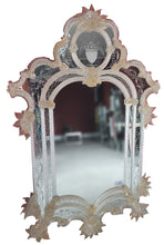 Load image into Gallery viewer, Venetian Mirror Hand Made in Murano, Italy