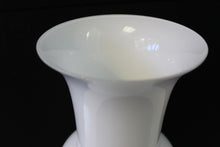 Load image into Gallery viewer, White Opalino Vase by Venini of Murano