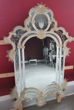 Load image into Gallery viewer, Venetian Mirror Hand Made in Murano, Italy