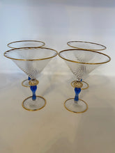 Load image into Gallery viewer, Martini Glasses from Murano, Italy
