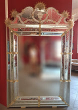 Load image into Gallery viewer, Massive Venetian Mirror by Fratelli Tosi of Murano