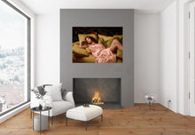 Load image into Gallery viewer, "After Glow" Contemporary Figurative Giclee Print by Dario Campanile
