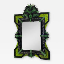 Load image into Gallery viewer, "Kinda" Venetian Mirror from Venice Glass Week
