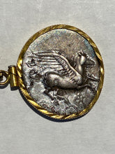 Load image into Gallery viewer, Athena and Pegasus Ancient Coin