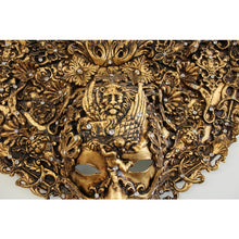 Load image into Gallery viewer, Golden Venetian Wall Mask