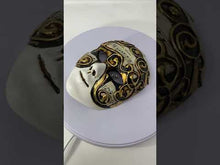 Load and play video in Gallery viewer, Ceramic Decorative Music Mask Made in Venice
