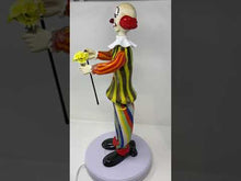 Load and play video in Gallery viewer, Dario Frare Giant Murano Glass Clown