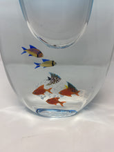 Load image into Gallery viewer, Schiavon One-of-a-Kind Murano Glass Aquarium Vase
