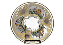 Load image into Gallery viewer, Antique Hand Blown Murano Glass Enameled Dishes - Set of 6
