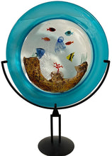 Load image into Gallery viewer, Aquarium Disc from Murano, Italy
