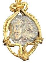 Load image into Gallery viewer, Ancient Gemini Twins Coin 400 BCE
