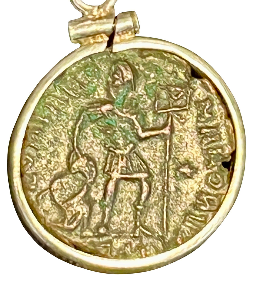 Emperor Valentinian Chi Rho Coin