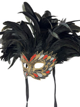 Load image into Gallery viewer, Black and Red Eye Mask
