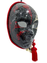 Load image into Gallery viewer, Black Painted Face Mask
