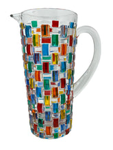 Load image into Gallery viewer, Venetian Glass Hand Painted Pitcher
