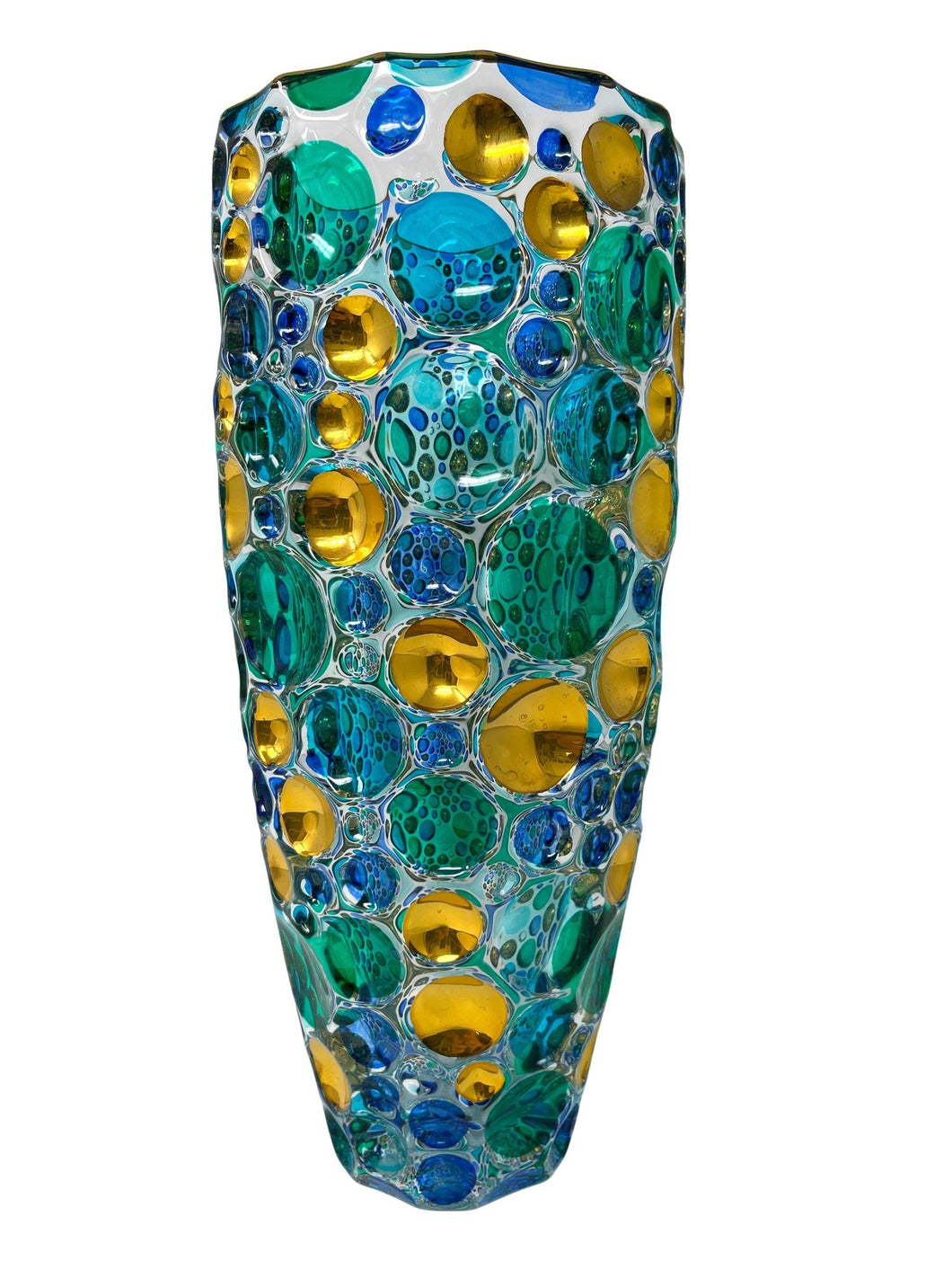 Amazing Blue Venetian Centerpiece Vase