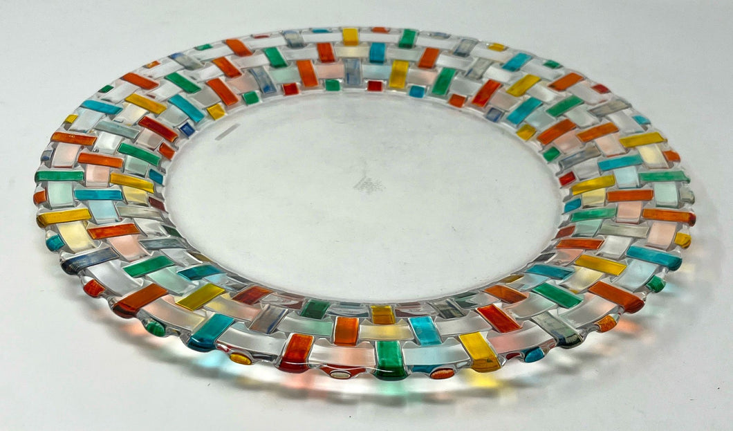 Venetian Glass Centerpiece Platter