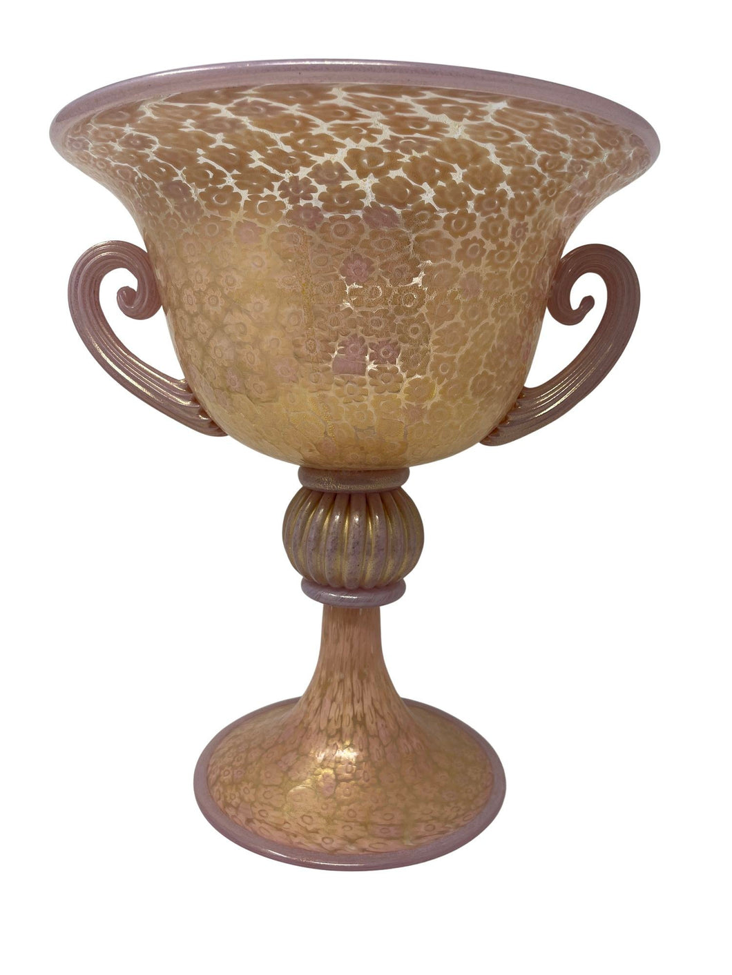 Millefiore Murano Glass Urn