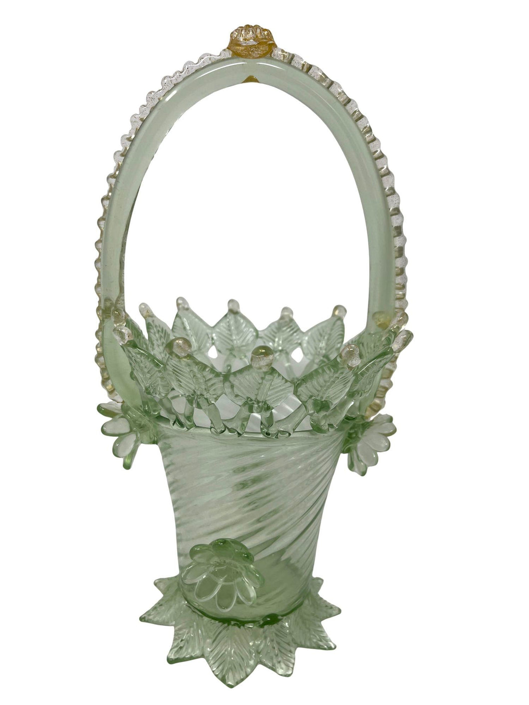 Salviati Style Vintage Murano Basket