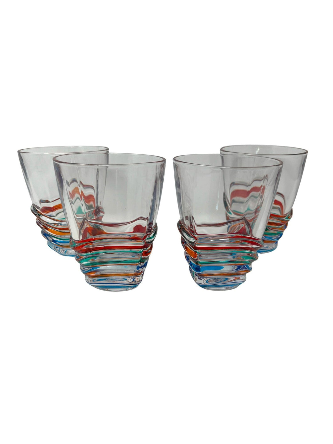 Set of 4 Venetian Glasses