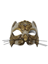 Load image into Gallery viewer, Venetian Cat Mask
