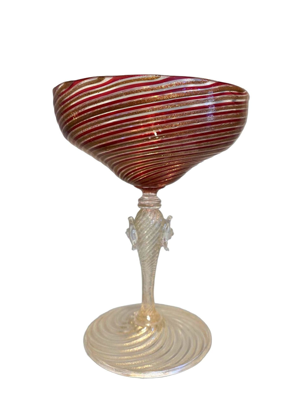 Vintage Martini Glasses Attributed to Salviati