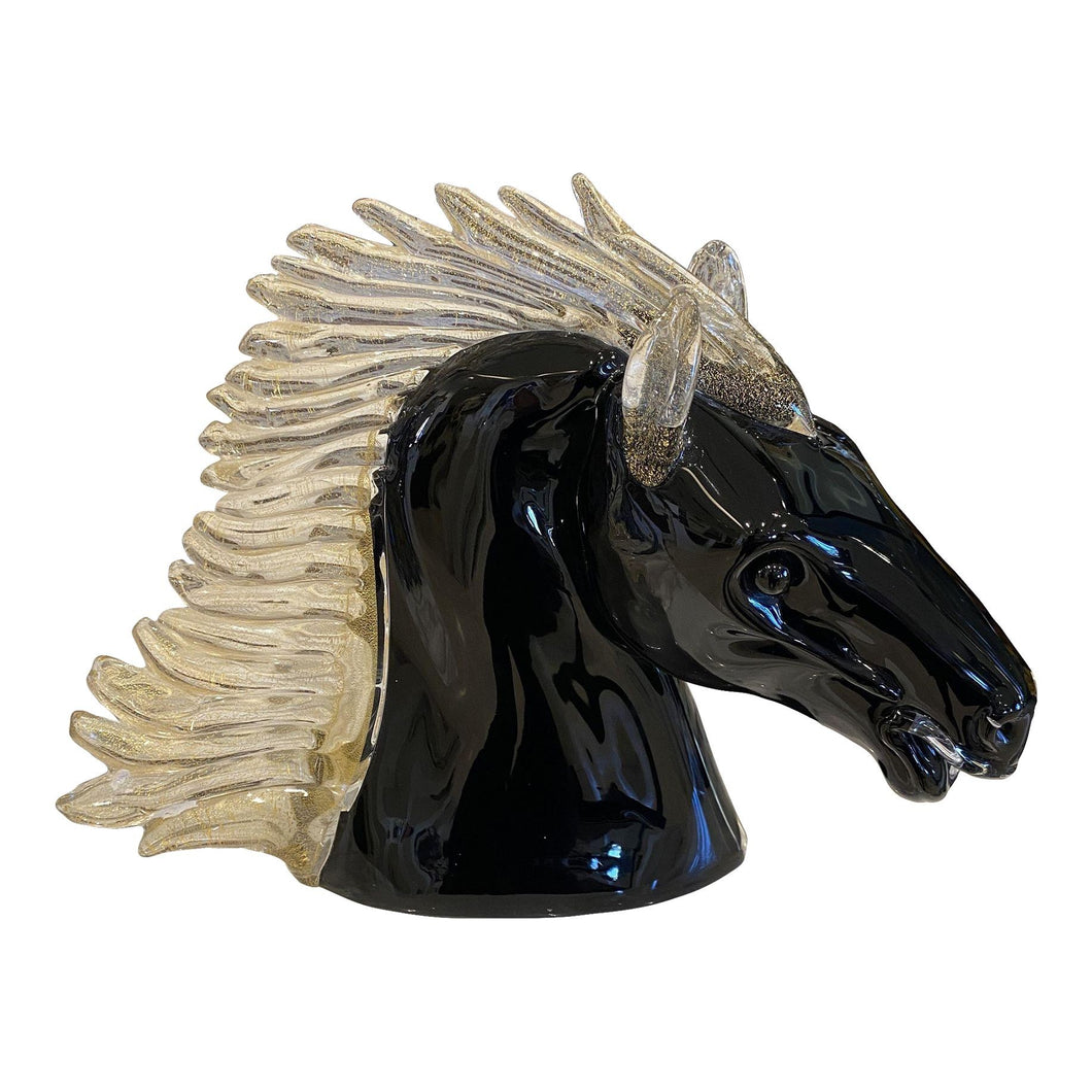 Murano Glass Horse Head
