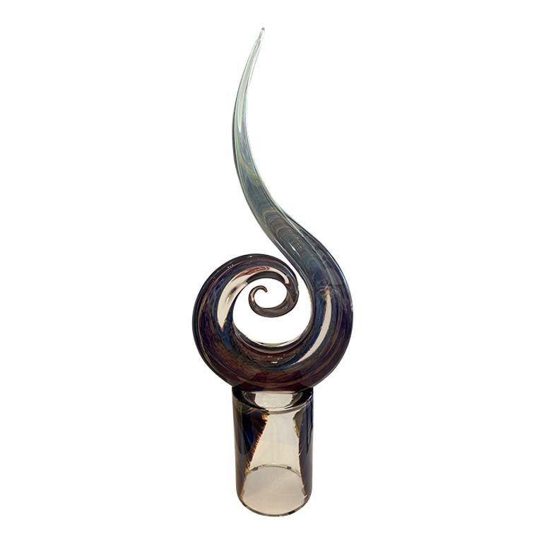Spiral Murano Glass Sculpture