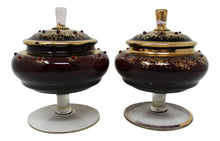 Load image into Gallery viewer, Vintage Venetian Compotes - a Pair
