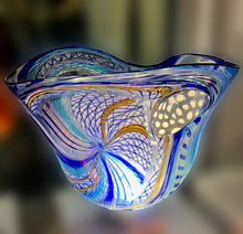Load image into Gallery viewer, One-of-a-Kind Murano Glass Vase &quot;Carnevale&quot; by Schiavon
