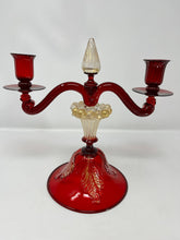 Load image into Gallery viewer, Vintage Murano Glass Candelabras
