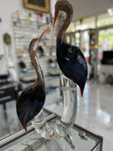 Load image into Gallery viewer, Murano Glass Herons by Zanetti

