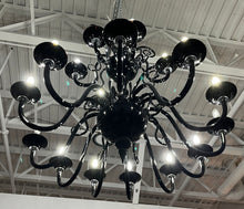 Load image into Gallery viewer, Simone Cenedese - Black Beauty Chandelier
