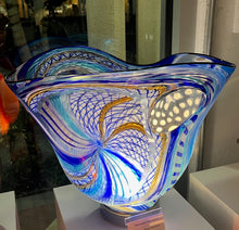 Load image into Gallery viewer, One-of-a-Kind Murano Glass Vase &quot;Carnevale&quot; by Schiavon

