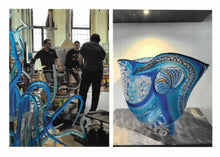 Load image into Gallery viewer, One-of-a-Kind Murano Glass Vase &quot;Carnevale&quot; by Schiavon
