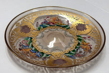Load image into Gallery viewer, Antique Hand Blown Murano Glass Enameled Dish
