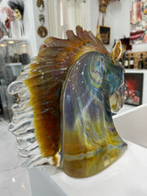 Load image into Gallery viewer, Calcedonia Murano Glass Horse Head by Zanetti
