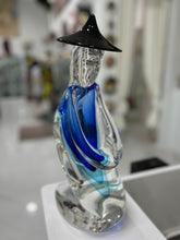 Load image into Gallery viewer, Giant Murano Glass Chinese Figurine in Sommerso
