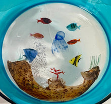 Load image into Gallery viewer, Aquarium Disc from Murano, Italy
