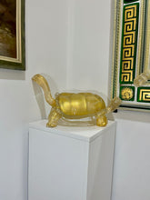 Load image into Gallery viewer, Murano Glass Golden Turtle
