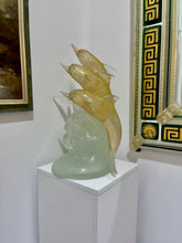 Load image into Gallery viewer, Golden Dolphins from Murano, Italy
