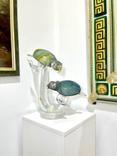 Load image into Gallery viewer, Murano Glass Turtles on a Stand
